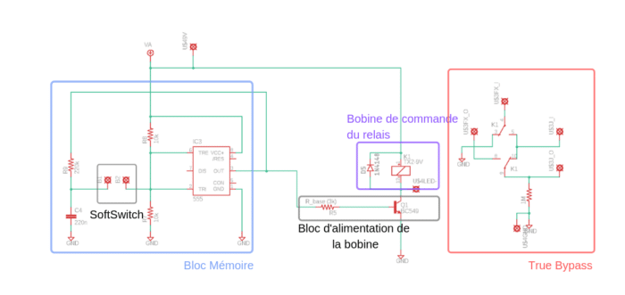 Schema bloc relay