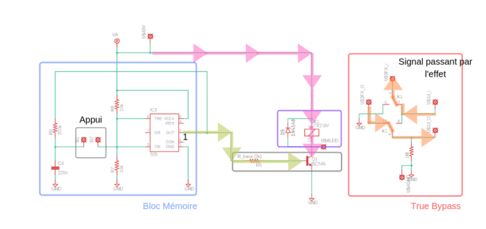 bloc relay etat logique 1
