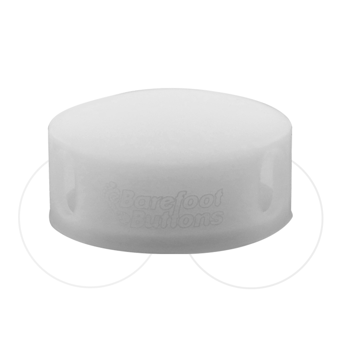 barefoot buttons glowcaps - clear